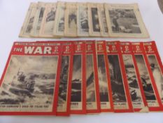 A Collection of Vintage Magazines entitled The War dated 1940 - 1941 and large quantity of The War