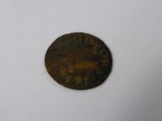 Two 17th Century Surrey Tokens, two 1/4 Pennies dated 1652 and 1658 Guildford.