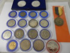 A Collection of Silver and Other German Coins, including 1 Mark dated 1914, 2 Mark - 3 x 1939 and