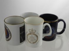 A Collection of Mugs, GCHQ, Central Intelligence Agency, National Security Agency together with a