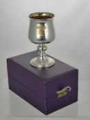 A Solid Silver Commemorative Chalice, for the Marriage of the Prince of Wales to Lady Diana Spencer,
