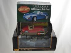 A Quantity of Collector's Cars, 1.18 including Maisto Special Edition Jaguar XK-8, Jaguar S Type,