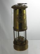 A Brass Miner's Lamp