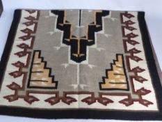 A Vintage USA Navaho Rug from the Klagetoh Area, approx 130 x 215 cms.