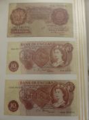 A Stockbook of Worldwide Banknotes, including a number of GBP and USD..