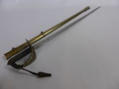 A 19th Century Officers Dress Sword, by Henry Wilkinson, Pall Mall, the sword having steel