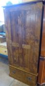 Laura Ashley Chestnut Garrat Wardrobe with drawer beneath, approx 86 x 60  190 cms