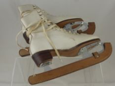 A Pair of Lady's John Wilson Majestic Ice Skates, size 6.