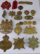 A Box Containing a good selection of Militaria, mostly from The Household Division, badges, buttons,