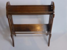 A Rosewood and Mahogany Arts and Crafts Book Stand, approx 58 x 25 x 70 cms.