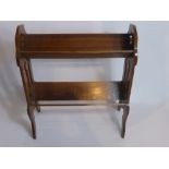 A Rosewood and Mahogany Arts and Crafts Book Stand, approx 58 x 25 x 70 cms.