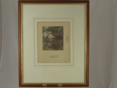 G.D. Amour Two Antique Sporting Prints depicting fly fishing, mounted, framed and glazed approx 20 x