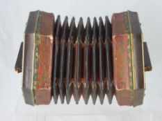 A Vintage German made Concertina.