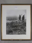 Miscellaneous items including a limited edition depicting Canadian geese, No. 91/850, a photograph