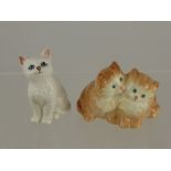 Two Beswick Figures of Kittens, including 1316 and 1836. (2)