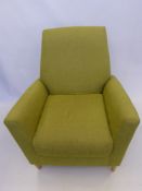 A Marks & Spencer Conran Collection Contemporary Lime Green Easy Chair.