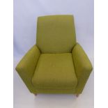 A Marks & Spencer Conran Collection Contemporary Lime Green Easy Chair.