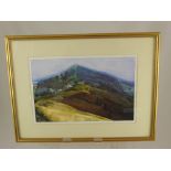 A Limited Edition Print by David Prentice 176/650, depicting Malvern, approx 32 x 22 cms, framed and