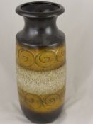 Vintage West German Pottery Vase, Schreurich-Kevanik-239-41, approx 42 cms.