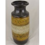 Vintage West German Pottery Vase, Schreurich-Kevanik-239-41, approx 42 cms.