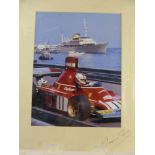A Quantity of Colour Photographs by Maurice Rowe depicting racing at Silverstone, Monaco,