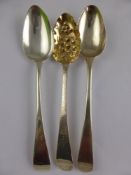 A Miscellaneous Collection of Silver Spoons, one London hallmark dd 1772, London hallmark 1796