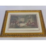 A Coloured Print of 'The Melton Breakfast' painted by F. Grant, to Rowland Errington Esq., Master of