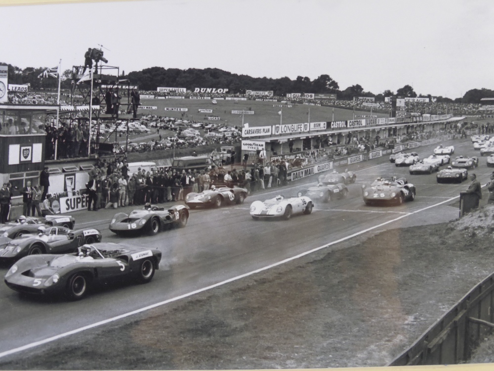 A Quantity of Black and White Photographs by Maurice Rowe, including motor racing at Goodwood, - Image 5 of 7