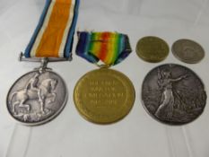 Two WWI Medals, to 4826 Pte. B. W. T. Pulham. Glouc.R., together with South Africa medal brooch to