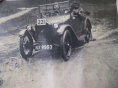 A Harcourt Medal for motor cycling stamped Victory, B.W. Harcourt 15.3.1924 together with a silver