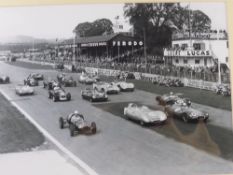 A Quantity of Black and White Photographs by Maurice Rowe, including motor racing at Goodwood,