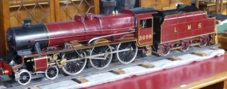 A Winson 5 1/2 Gauge Steam Locomotive, the LMS Jubilee 5699 Galatea is hand built and professionally