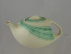 A Porcelain Art Deco Teapot.