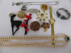 A Miscellaneous Collection of Costume Jewellery, including Gio-le, Cramer of Denmark, Askew of