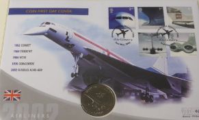 Eighteen Albums of Aviation Heritage Commemorative Covers, with a small amount of Charles & Diana