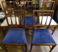 Six Regency Style Chairs and two carvers. (8)