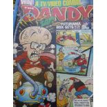 A Large Collection of Beano and Dandy Annuals and Magazines.