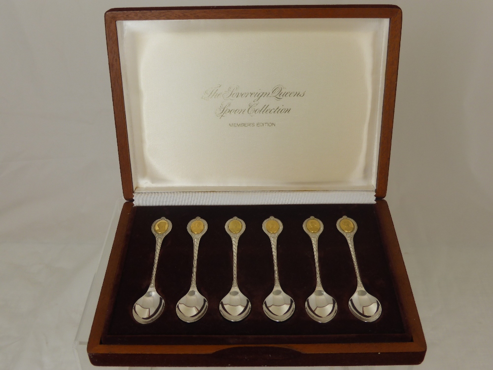 John Pinches Ltd.,The Sovereign Queen Spoon Collection to commemorate the Silver Jubilee of Her