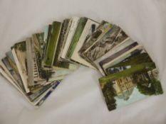 Over 199 Posted United Kingdom View Postcards. All postmarked between 1900 and 1910, together with