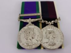 A Pair of Medals, Corporal T.R. Barnes, Royal Air Force, General Service Medal 1962 - 2007 (one