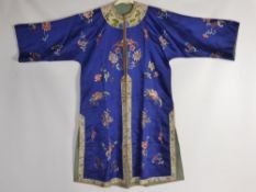 An Antique Chinese Silk Robe,