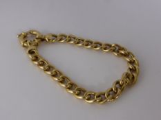 A 9 ct Yellow Gold Bracelet, approx wt 11.9 gms.