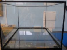 A Hand Made Glass Display Case, approx 51 x 36 x 28 cms.