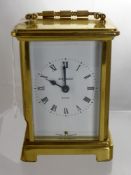 An Early Circa 20th  Duverdrey & Bloquel 9 Jewel 8 Day Movement Brass Cased French Carriage Clock,