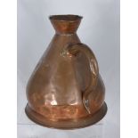 An Antique Copper Kettle together with a 2 gallon jug.