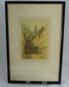 C. Manning Three Coloured Prints, entitled 'Castle Garth Newcastle', 'Durham Castle' and 'The