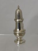 A Silver Sugar Caster, Birmingham hallmark, dated 1969, mm Barker Ellis Silver Company, approx 17