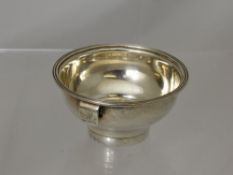 A Solid Silver Georgian Wine Strainer, London hallmark, dated 1807, mm rubbed, approx 74 gms.