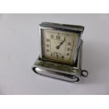 A Stainless Steel Vertex Mechanical Vintage Swiss Traveller's Watch.