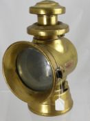 A Vintage Lucas No. 746 King of the Road Brass Car Lamp.